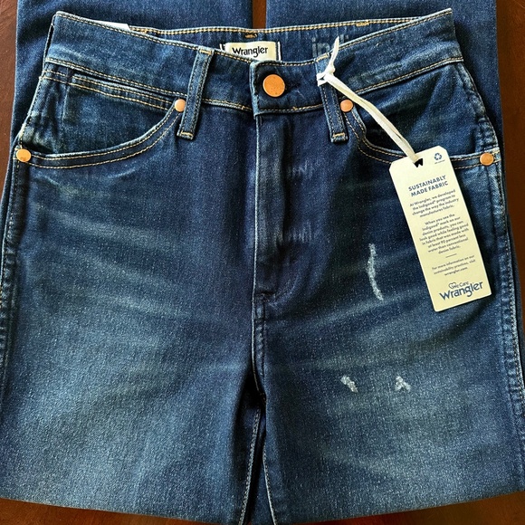Wrangler Wild West 603 High Rise Straight Jeans 24 X 28 - Picture 9 of 16